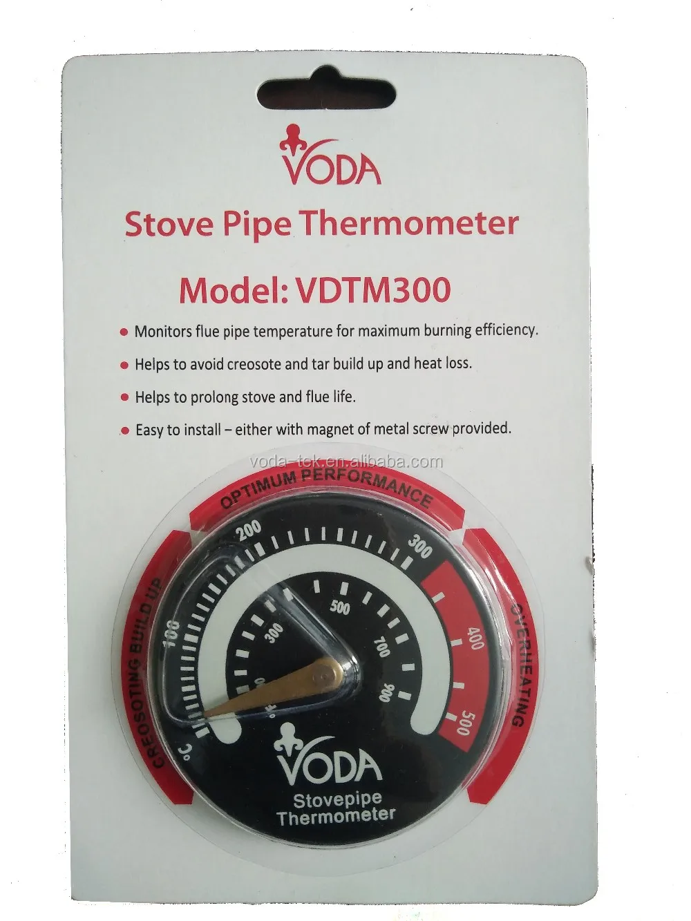 Магнитный ручной термометр с верхней трубкой