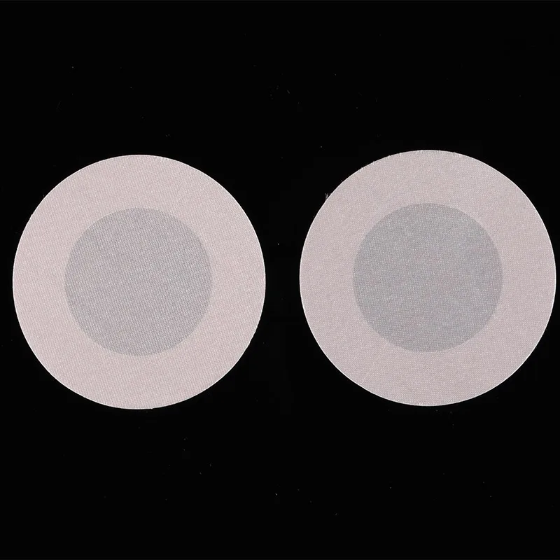 
Nipple Sticker Unisex Invisible Satin Fabric Breast Pasties Adhesive Disposable Nipple Cover 