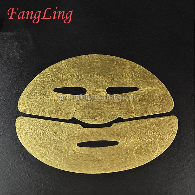 Korean Style New skin care 24K Gold Foil Caviar Facial Sheet Mask for Moisturizing Anti-Aging Firming Skin