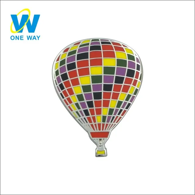 
Wholesale Custom Metal Silver Hard Enamel Round Souvenir Lapel Pin 