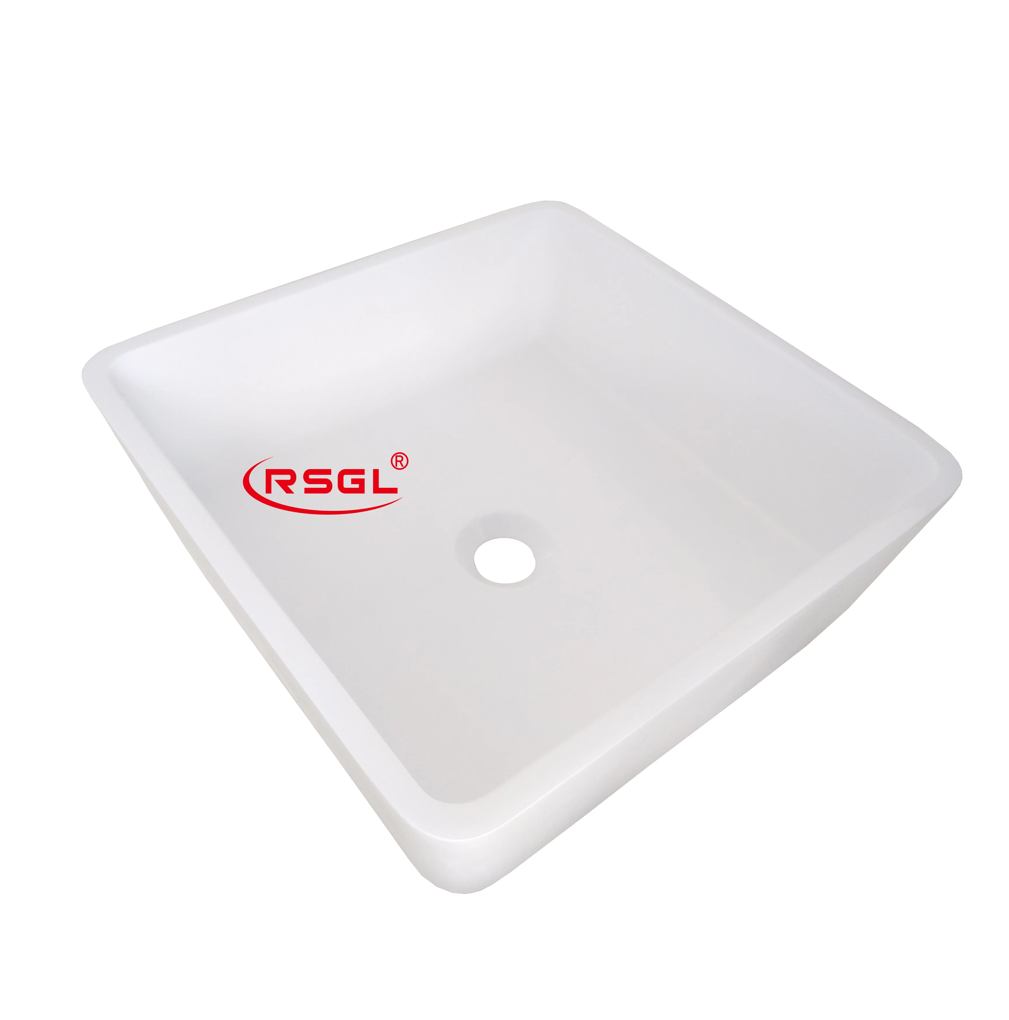 square  bath toilet sink solid surface small sink