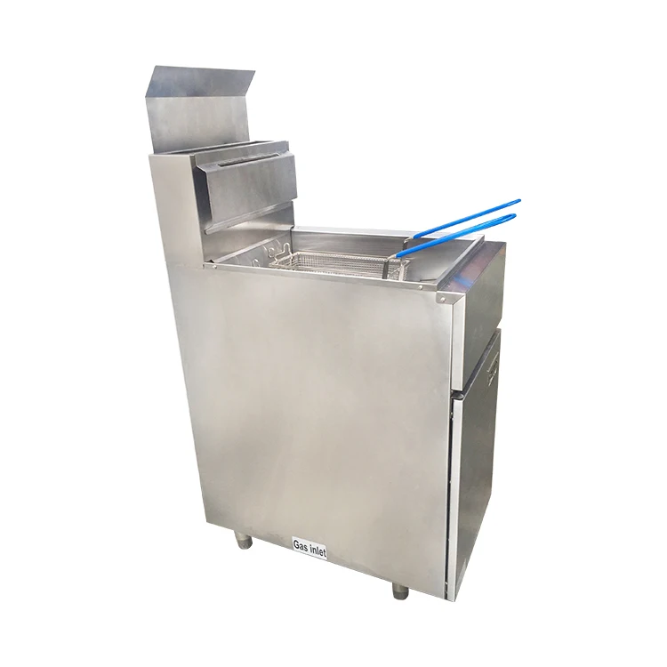 Industrial price chip fryer potatoes high pressure gas fryer machine/gas grill with deep fryer