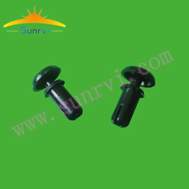 Mini Tough Rivets R2024 black and white Snap Rivets PR083-024 Nylon Fastener