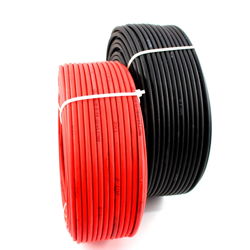 solar power system PV cable 4mm2 solar panel cable with TUV certificate