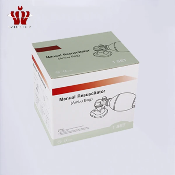 PVC pediatric ambu bag resuscitator