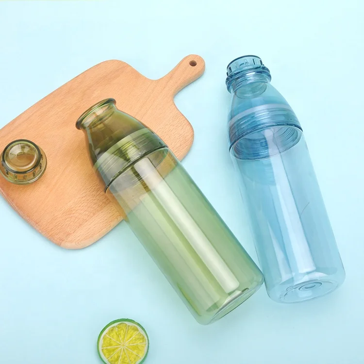 Custom Logo Bpa Free New Production  Plastic   Water Bottle with Two-way dome lid