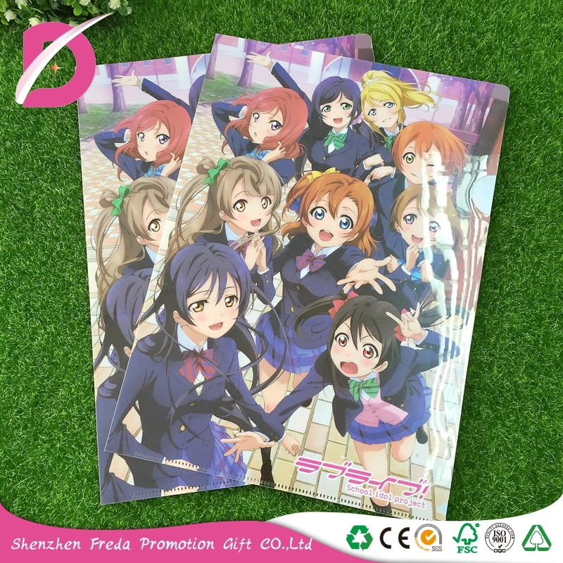 
A3/A4/A5 Size Clear PP Plastic Document Hanging File Folder cheap price 