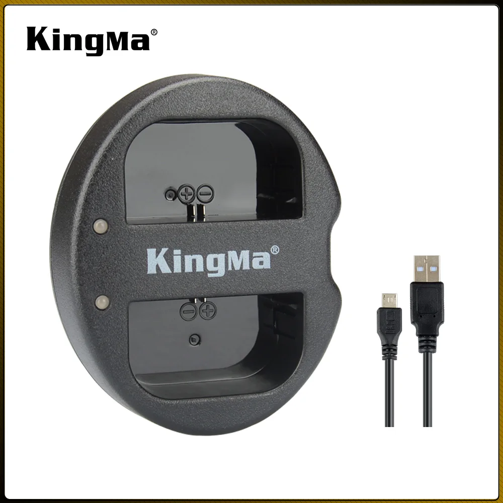 Kingma BM015-LPE8 LP-E8 Micro USB портативное зарядное устройство двухканальный зарядное устройство для Canon EOS 650D 600D 700D