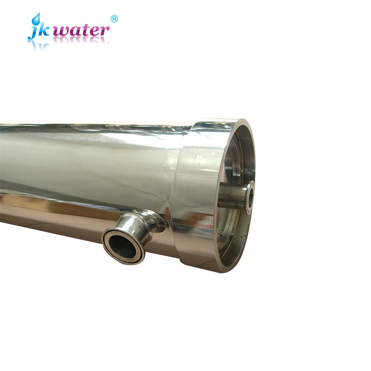 Sanitary stainless steel water osmosis filter house with 8 inch ss tri clamp