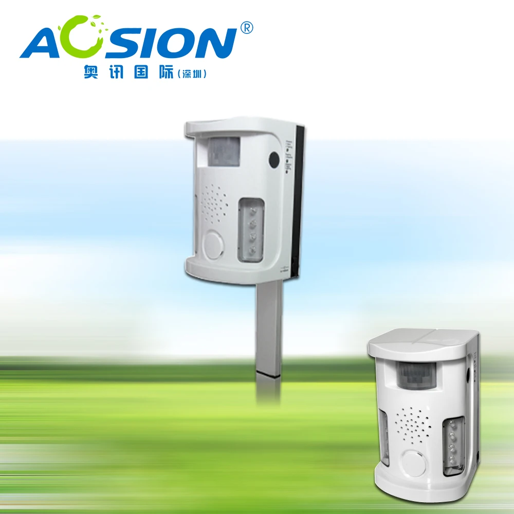 Aosion Pest Monkey Repeller Products Ultrasonic Bat Scare Machine Pir Sensor Bird Control For Outdoor