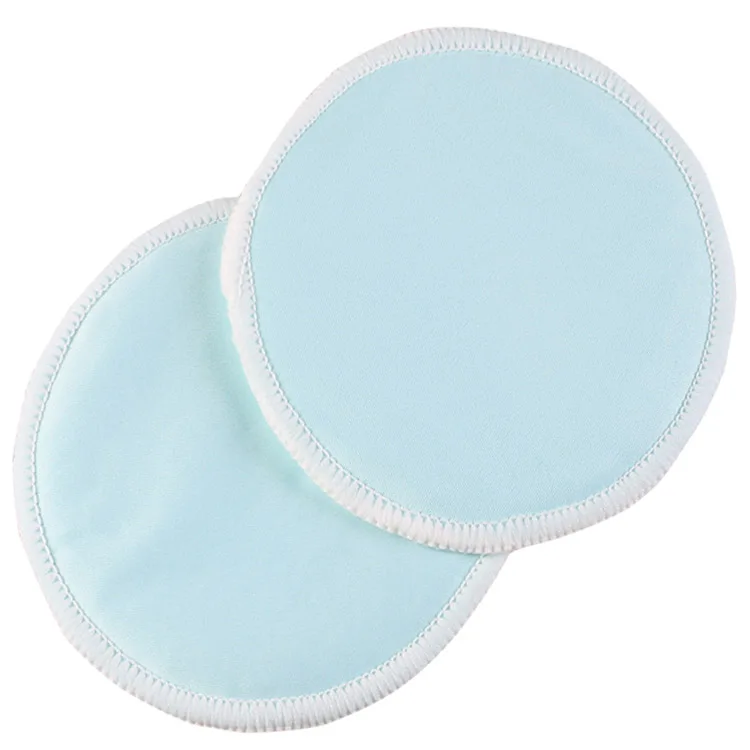 
2020 Ananbaby Contoured Plain Reusable Breastfeeding Pads Organic Bamboo Washable Colorful Nursing Pads 