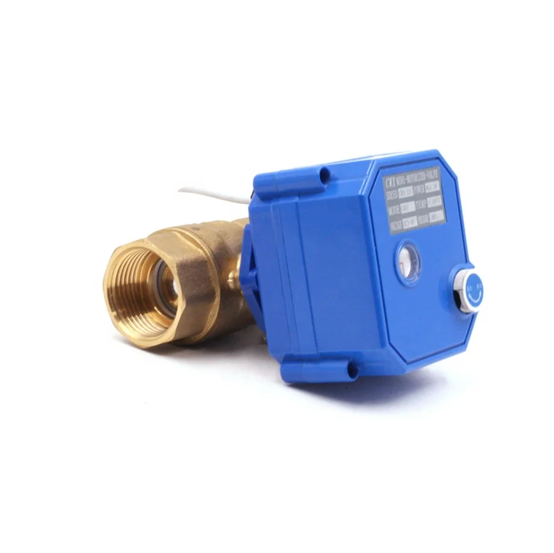 CE Certificated Flow Control Valve CWX  Mini Electric Actuator Water Control Valve 3v 5v 6v 12v 24v 110v 220v DN15 DN20 DN25