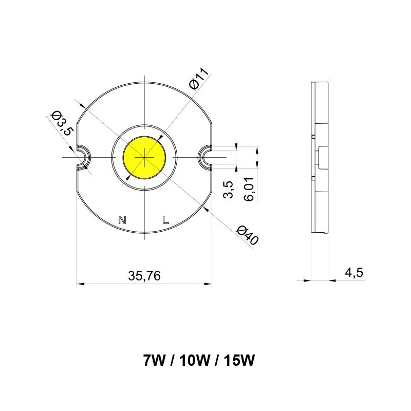 
2020 hot selling 3W 5W 7W 9W 10W 20W 30W 50W 100W dimmable dob led for cob led 