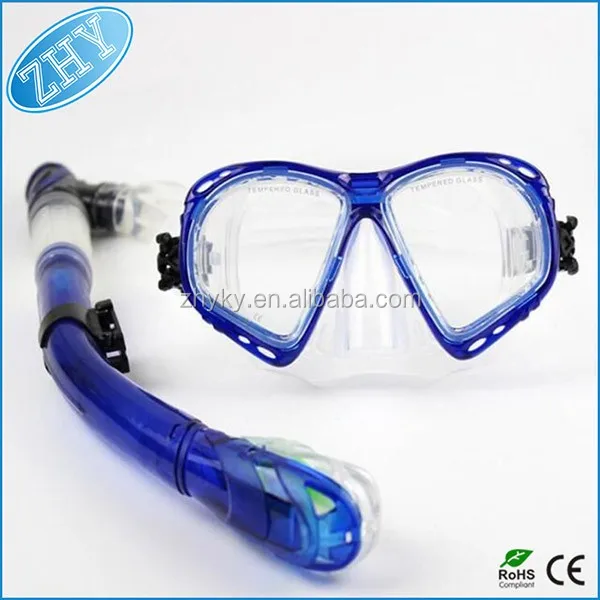 
Hot sell Water Sports Training Diving Equipment Anti-Fog Silicone Diving Mask Snorkeling set 