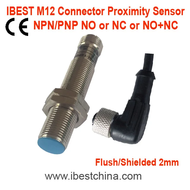 M12 AC 2 Wire Inductive Proximity Sensor Switch 110Vac/220VAC Metal Detect Position Sensor IP67 Waterproof(IBEST)
