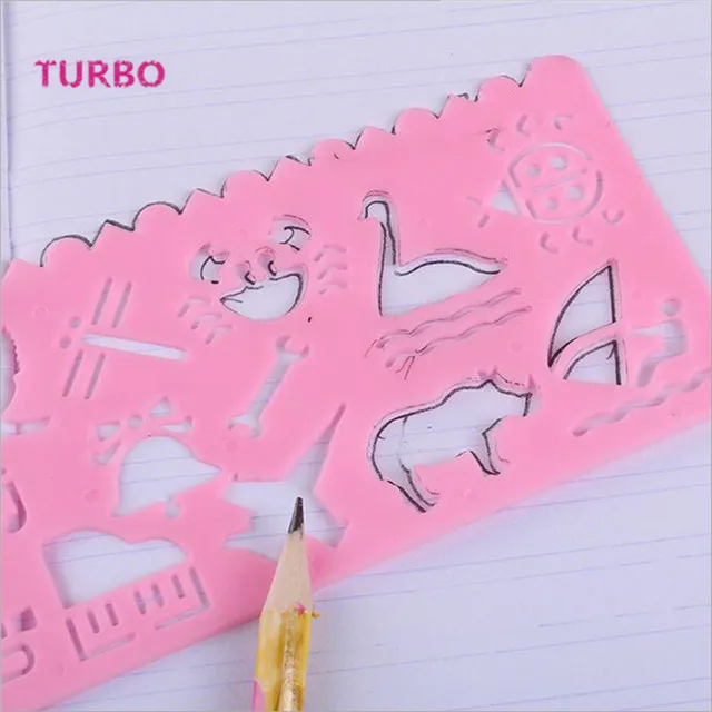 New back to school set stationery custom making ecofriendly environmental Cute Cartoon Creative Novelty soft plastic ruler 15cm