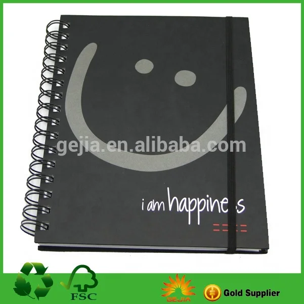 
Hard cover Notebooks With Elastic band,Hard cover spiral notebooks 