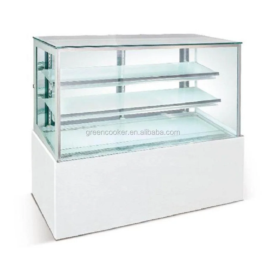 Glass Window Refrigeragted Cake Display Showcase For Bakery Bread Showcase Bakery Display Cabinet
