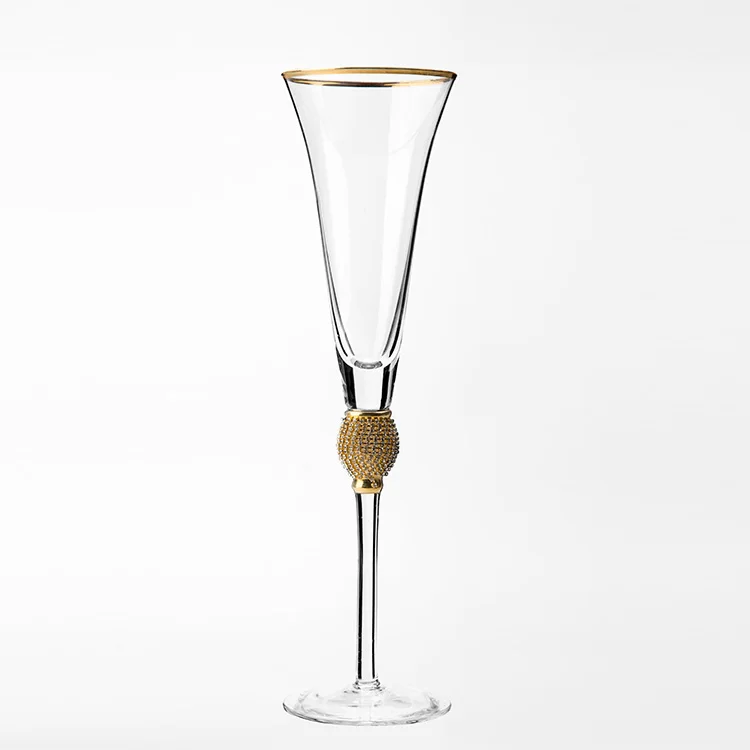 Стаканы Raymond для шампанского персонализированные бриллиантовые прозрачные бокалы CN;SHN