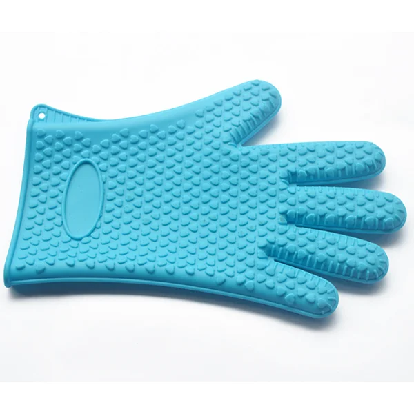 Heat Resistant Thick Silicone Kitchen Barbecue microwave Oven Glove BBQ Grill Oven Mitt Baking gloves
