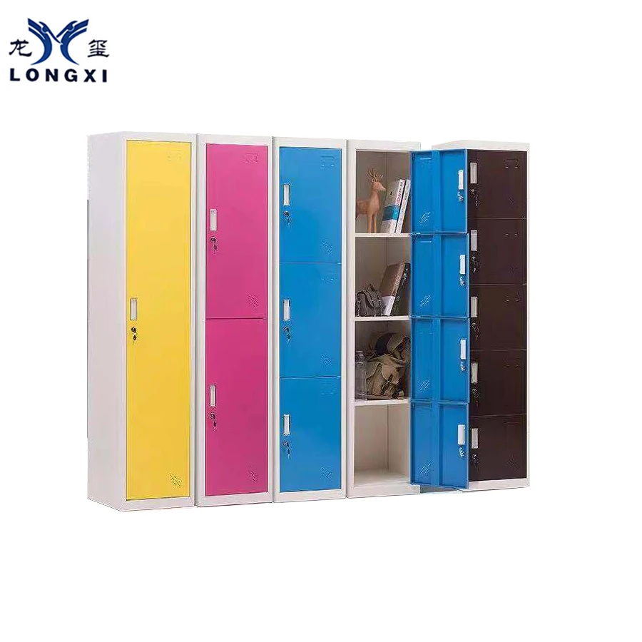 
K D structure 1 2 3 4 door storage clothes locker different color online design steel almirah 