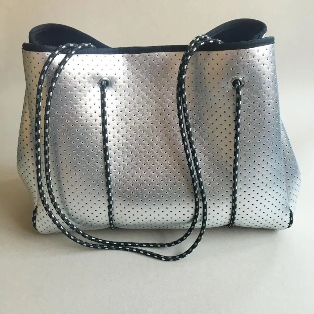 Австралийская горячая Распродажа перфорированная Неопреновая пляжная сумка-тоут