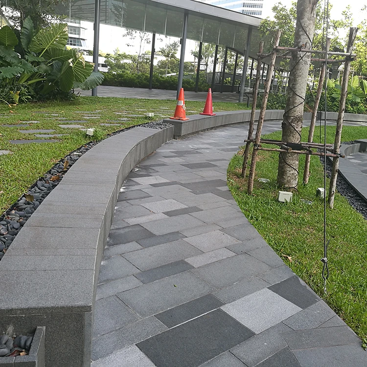 
Singapore Mapletree Business City Plaza Absolute Black Granite Project 