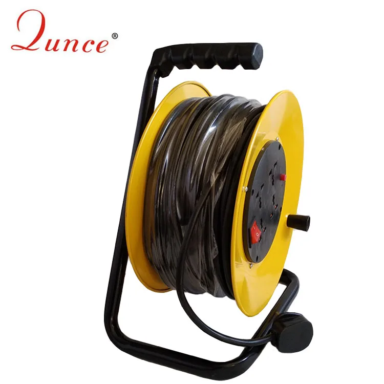 Children Protection Universal Extension Cord Reel Retractable Cable Reel Drum with Switch