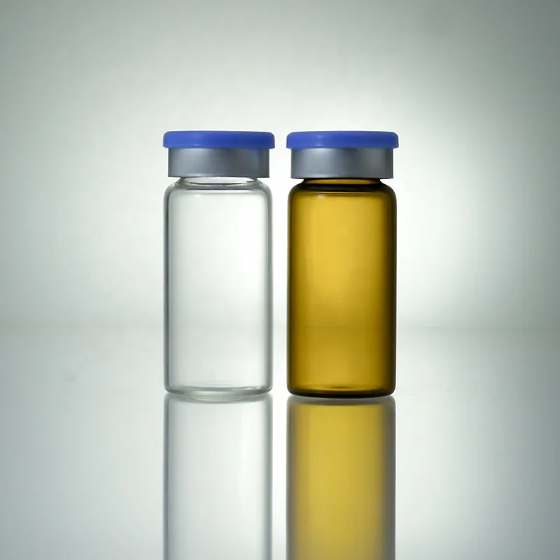 free shipping 10ml 12ml 15ml 25ml 30ml 40ml 50ml 20 tooth Injection vials small glass medicine bottles Experimental test bottle