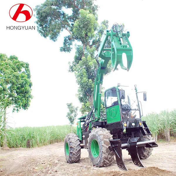 4 WD sugarcane grab loader with swing boom price