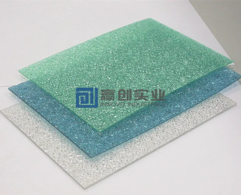 Plastic 100%  Colored PC Embossed Polycarbonate Sheet