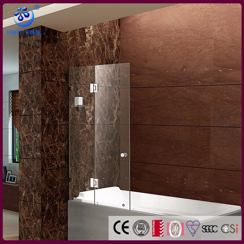 KD3002A Frameless Walk In Shower Bath Screen Door One Panel