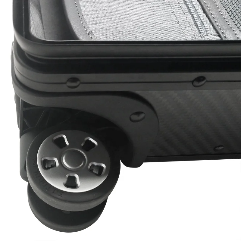 New factory direct sell 100% real carbon fiber trolley luggage suitcase