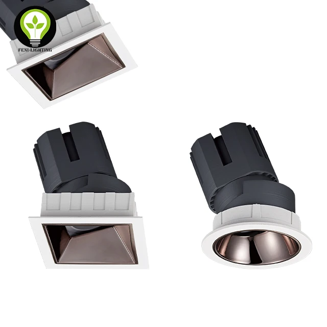 Hotel Decoration Adjustable or fixed  Non-dimmable or dimmable 7-40W CRI 80+/90+ COB Wall Washer LED Spot Light