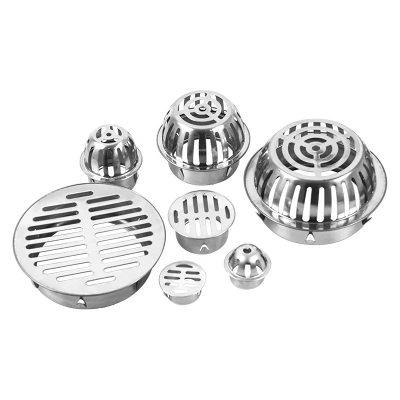 Top Quality 304 Stainless Steel Rooftop Outdoor Floor Drain Rain Water Drain