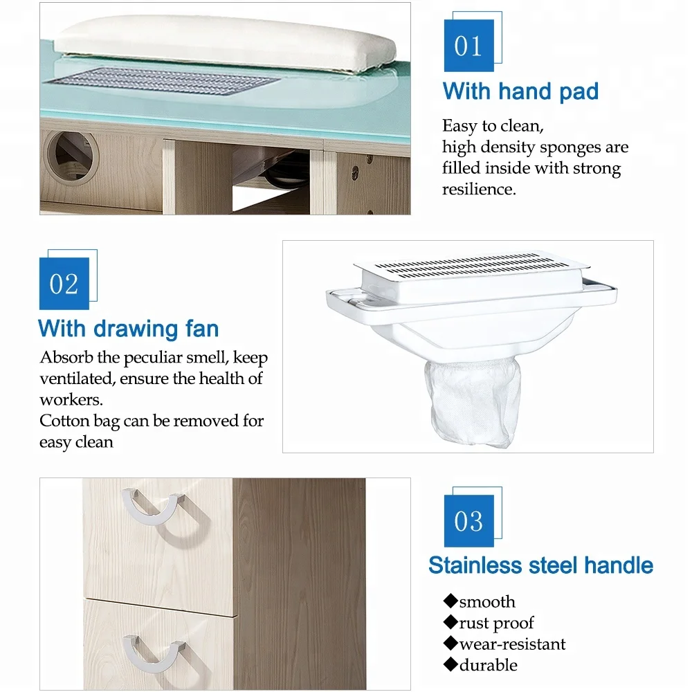 nail table manicure table salon furniture