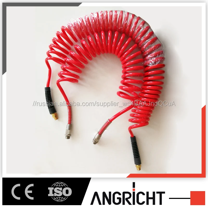 Дюйм размер воздуха катушка для шланга для грузовиков, 25 футов ПУ трейлер пневматической тормозной шланг