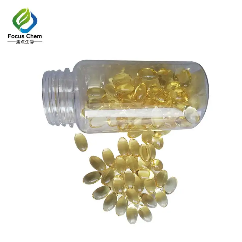 Flaxseed oil and vitamin E softgel for auxiliary lower blood lipid