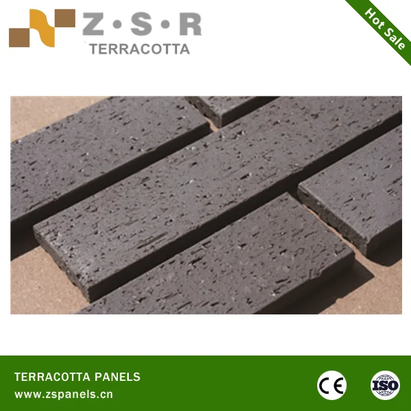 Hanging clinker slip clay split brick wall tiles ZSR