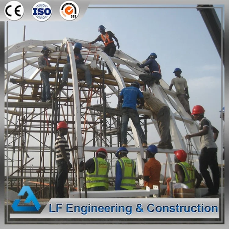 Engineered Light Steel Frame Building Glass Dome House