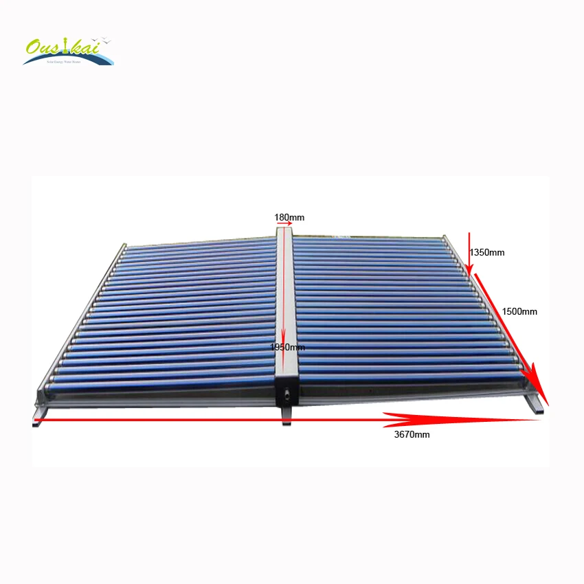 Solar Heating System Solar Collectors Project For Swimming Pool,Hotel,Hospital,School