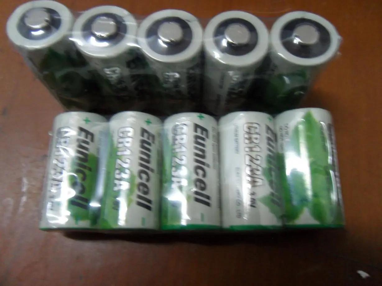 3V CR17335 Lithium Battery Cells CR123A 1300mah