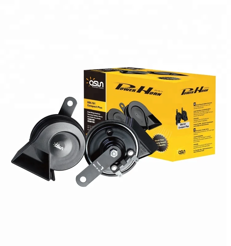 12v Universal Loud Car Horn with water-drainage design