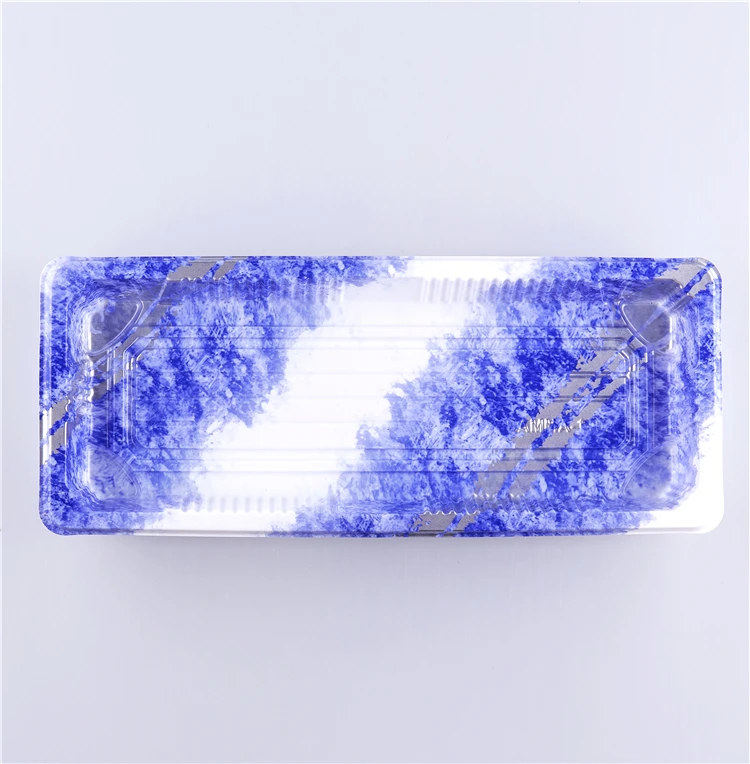 SM1-1102GA Rectangle Disposable Food Plastic Packing Tray Frozen Food Tray for Meat and Fish