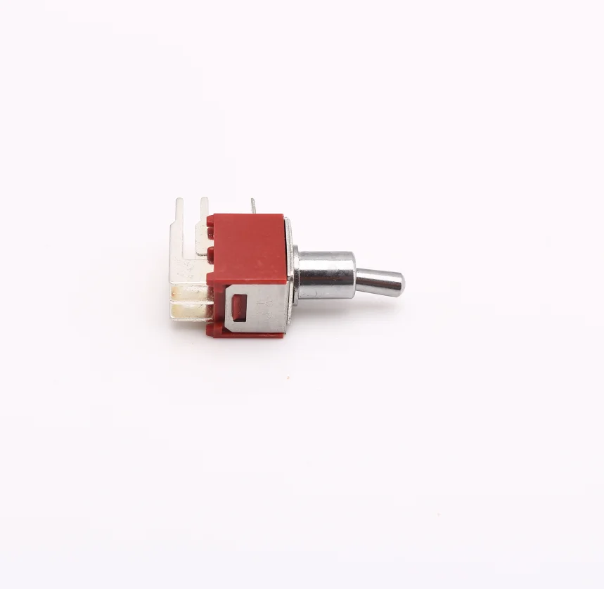 Factory Wholesale DPDT ON-ON 2 Position Horizontal Right Angle PCB Mount Sub-miniature Toggle Switch