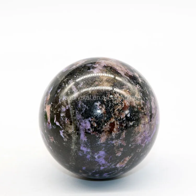 
Rock stone healing crystal charoite ball Rare Noble gems 