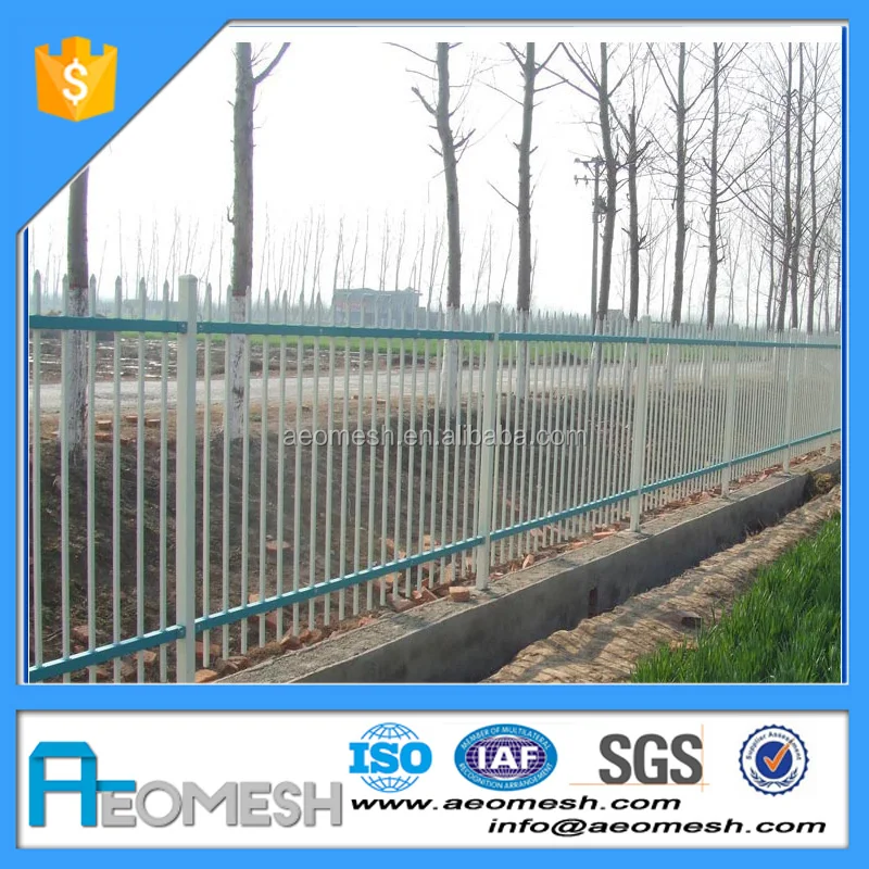 New Design Spear Top Fencing Hot Sale,wrought iron fence/used wrought iron fencing/used pool fence