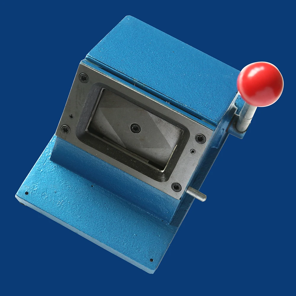 custom shape paper cutter manual playing card die cut  id card cutter from china