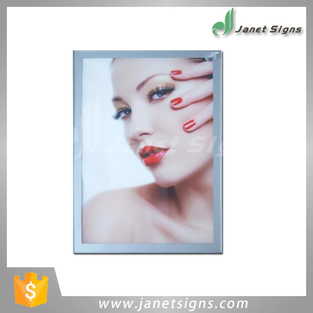 High quality custom single side Acrylic Magnetic LED slim Light Box