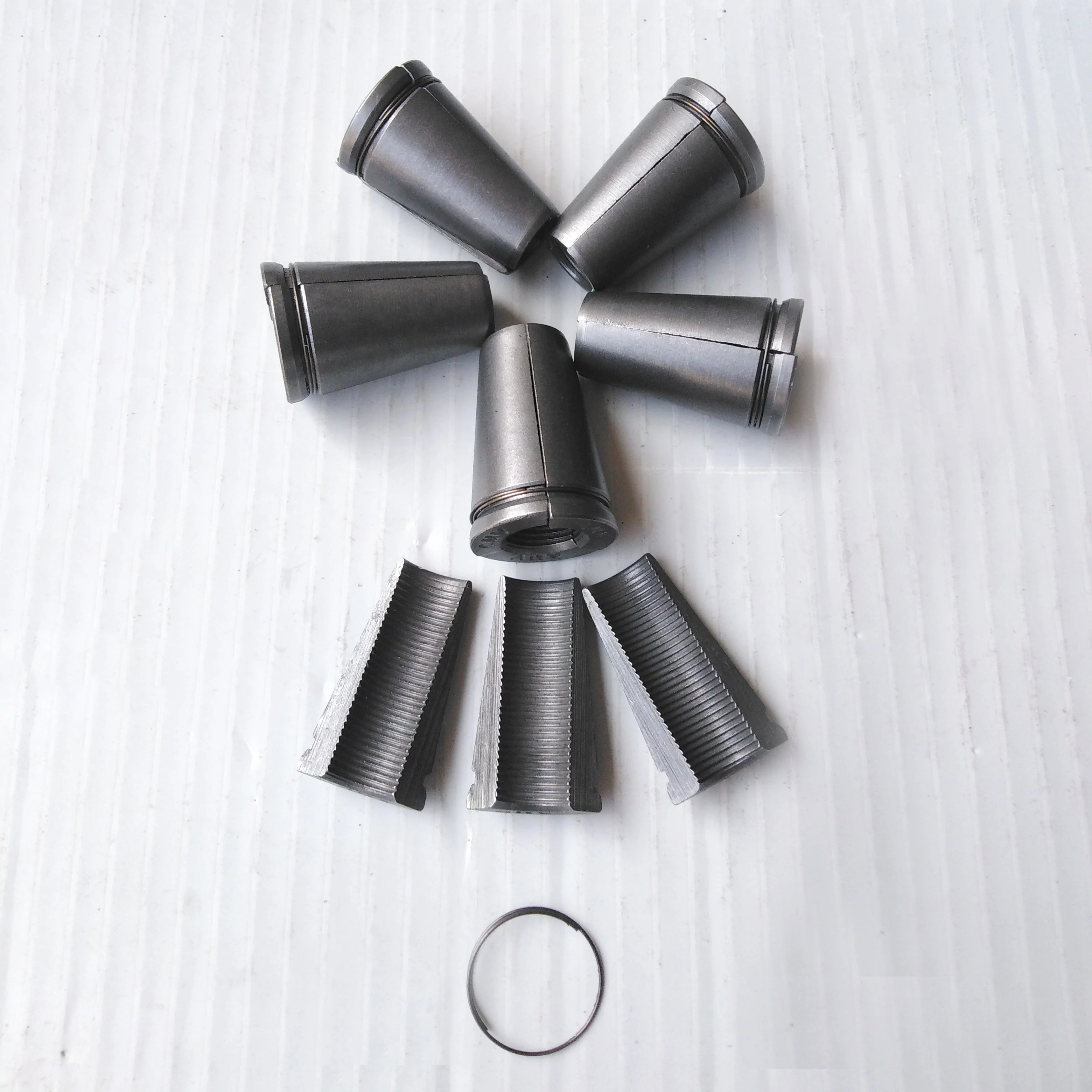 High quality post tension wedges grips clamp for prestressed prestressing steel wire strand with free shipping